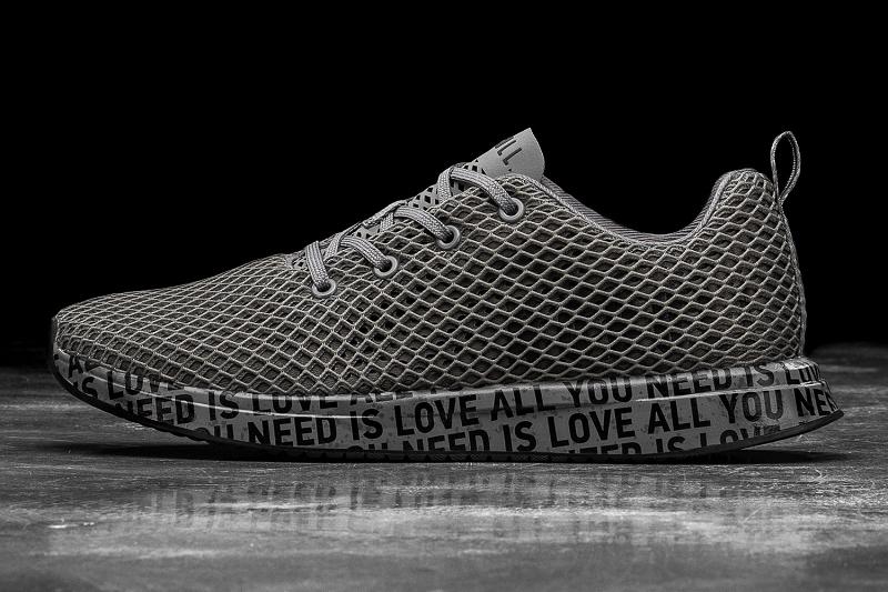 Nobull All You Need Is Love Mesh Runner Women's Running Shoes Dark / Grey | USA W1686N